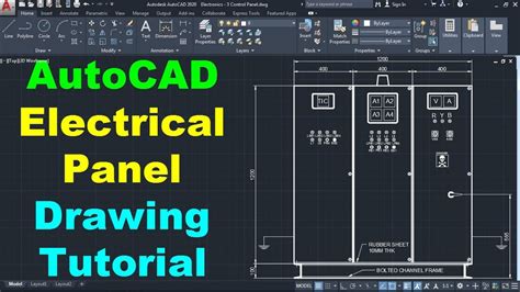 Electrical panel in AutoCAD 